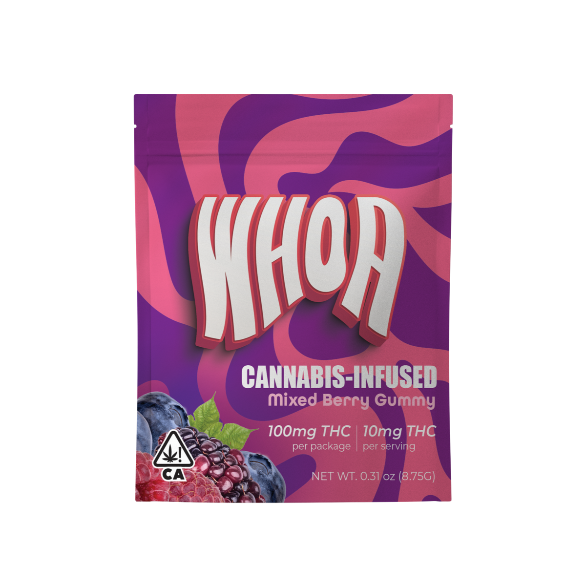 WHOA | Gummies | Mixed Berry | 100mg