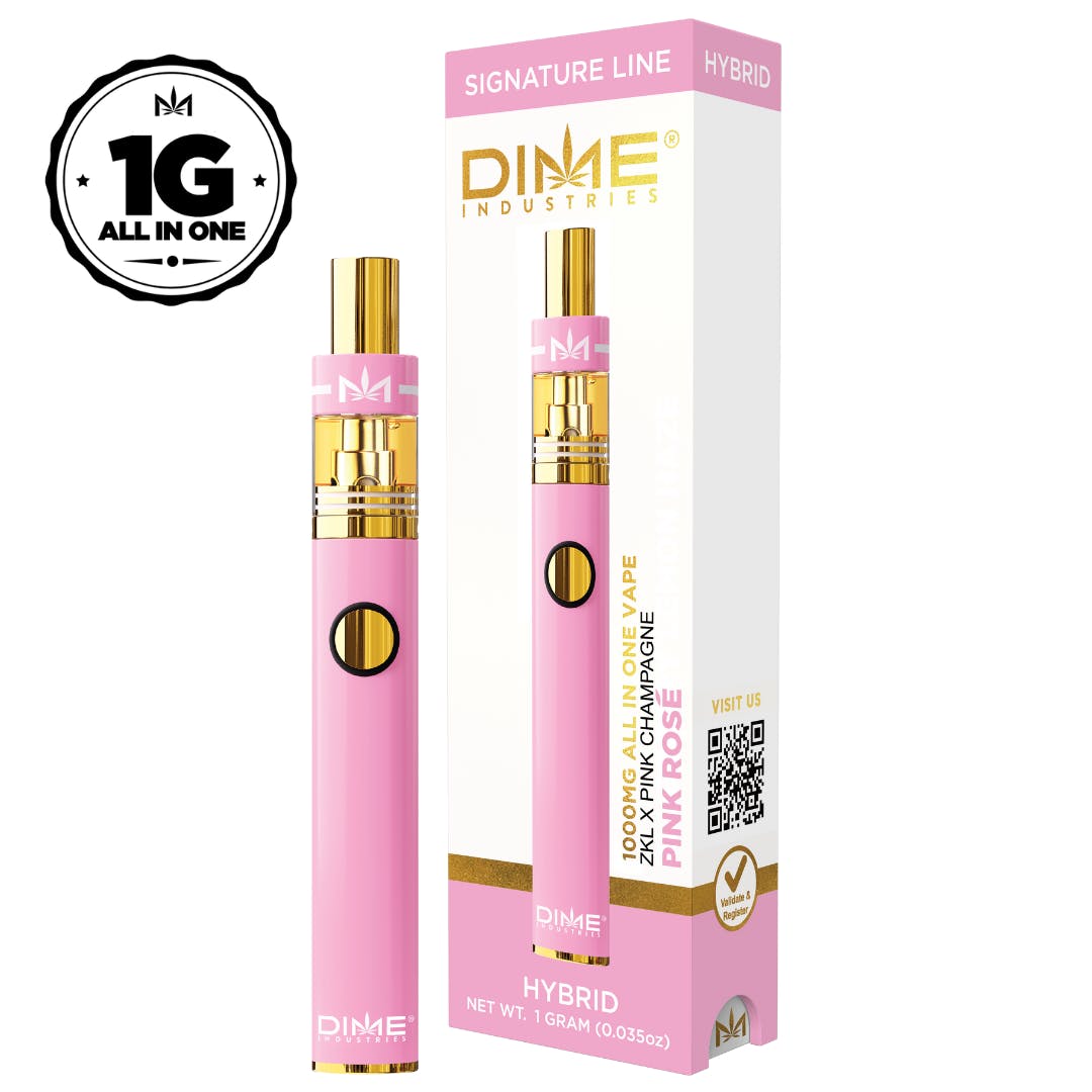 1g Pink Rose Disposable - Dime