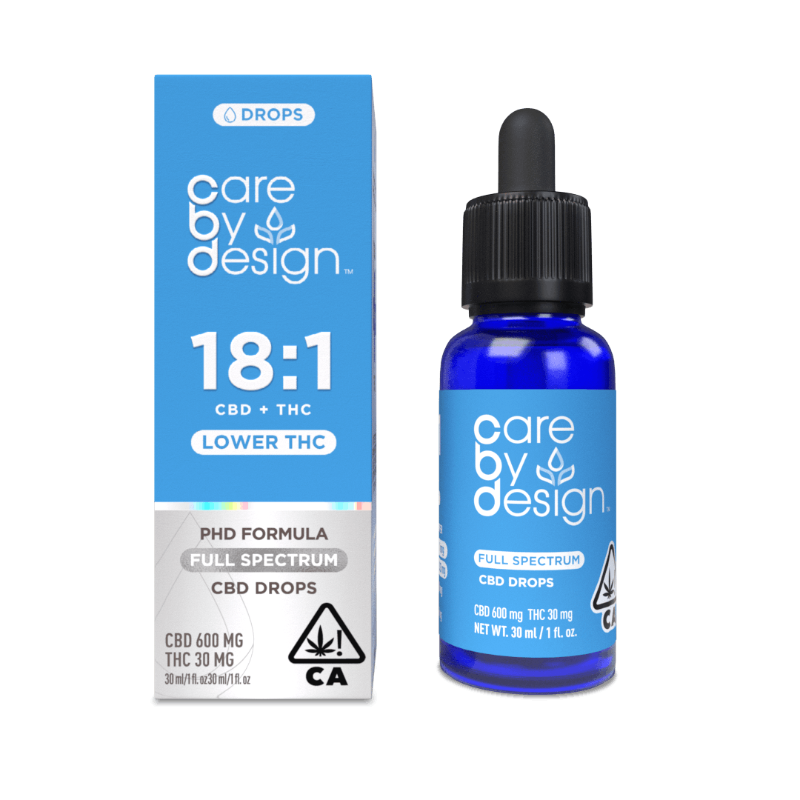 Care By Design 18:1 CBD Full Spectrum Drops 30ml