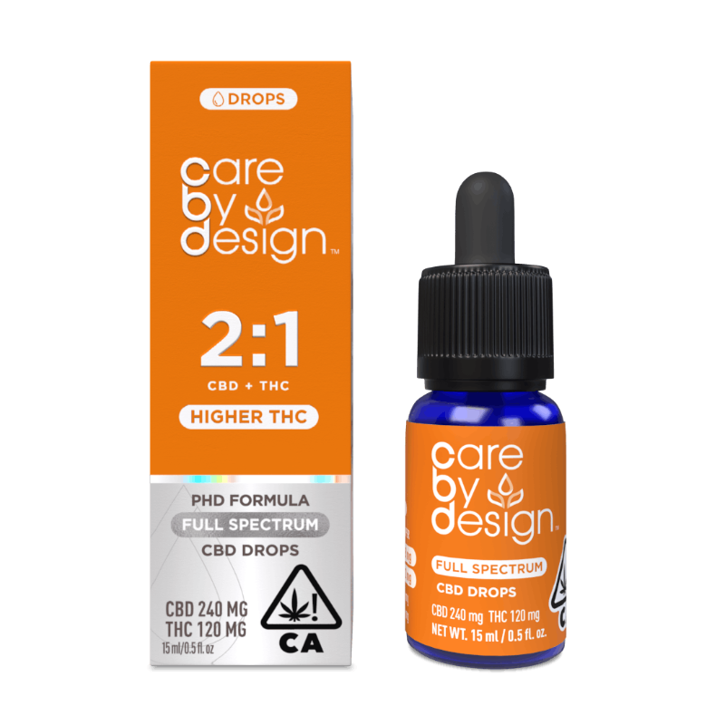 Care By Design 2:1 CBD Full Spectrum Drops 15ml