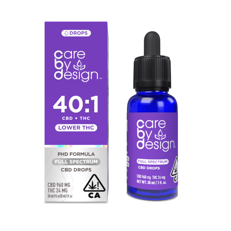 Care By Design 40:1 CBD Full Spectrum Drops 30ml