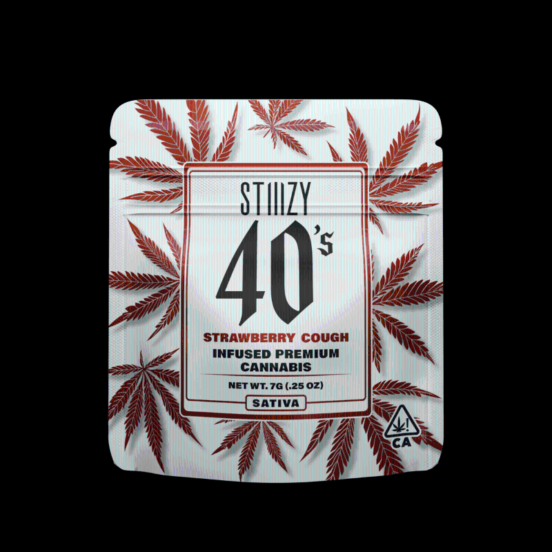 Stiiizy 40's Strawberry Cough (S) Infused Flower 7g