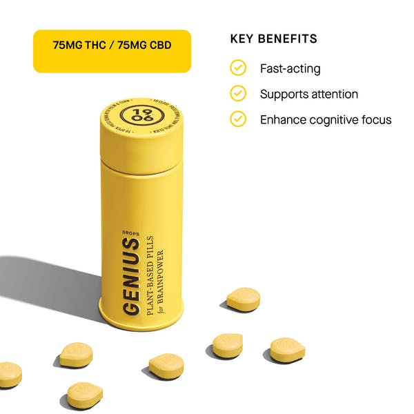 Genius 2.5mg Drops Tin 30 Pack | 1906