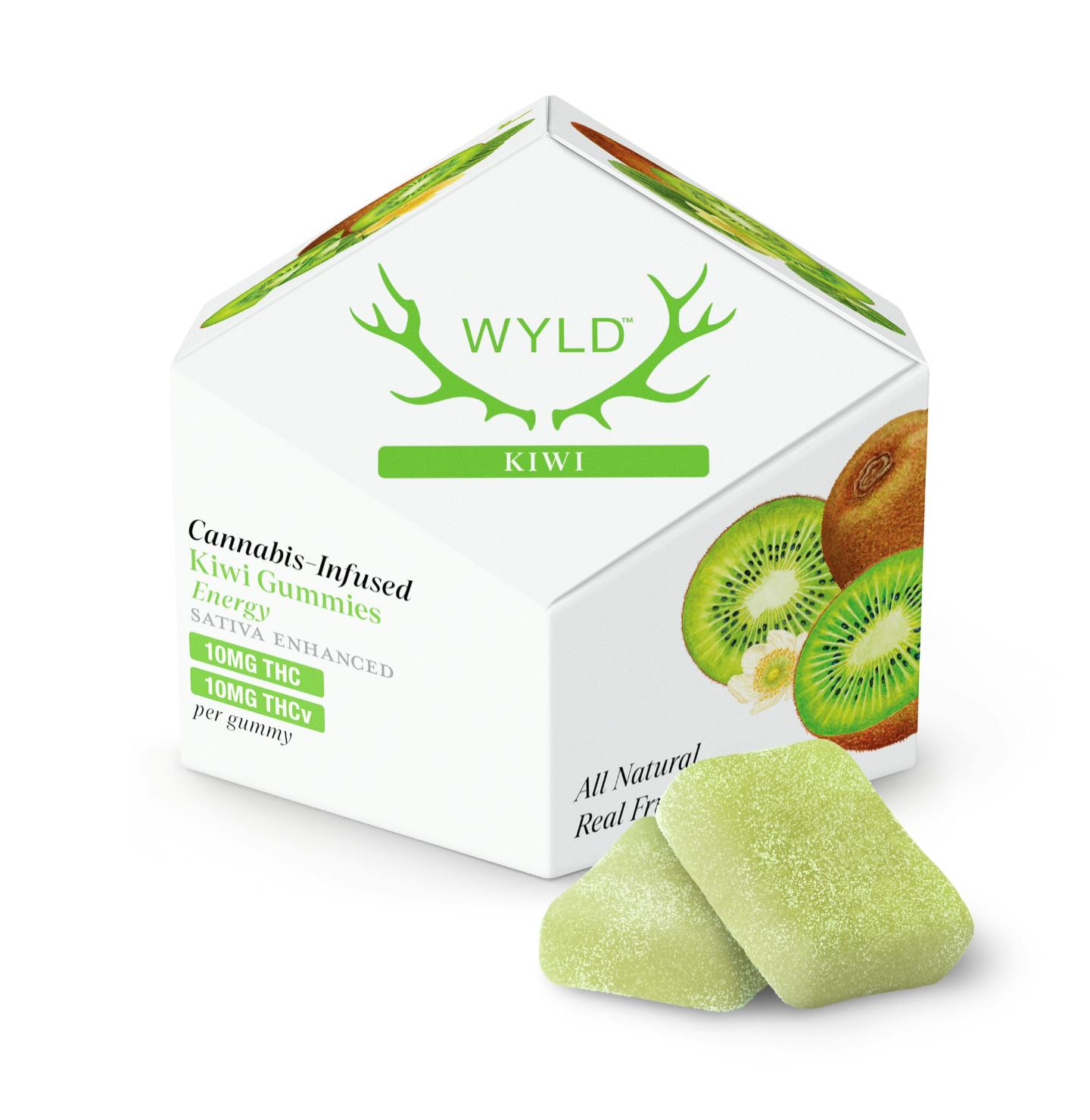 Wyld Gummies 1:1 THCv:THC - Kiwi (S)