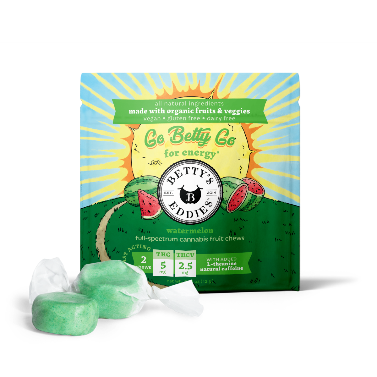 Go Betty Go (2:1 THC:THCV) | 10pk | 50mg