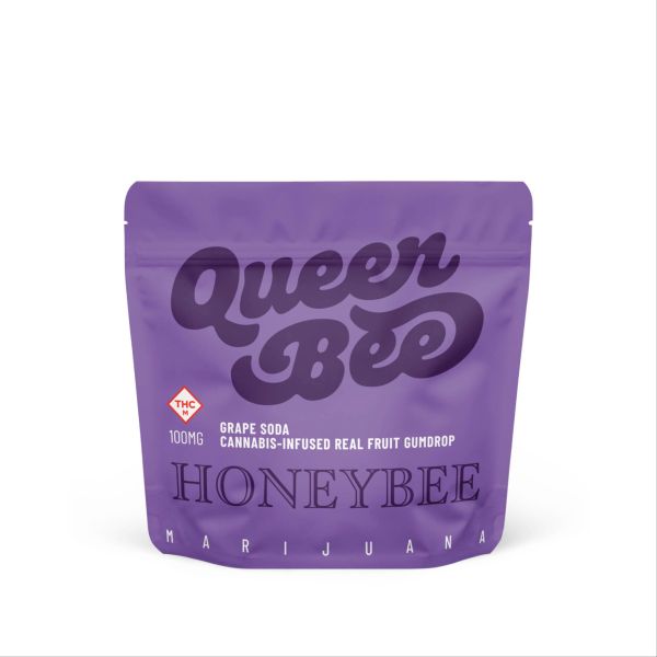 QUEEN BEE - GRAPE SODA 100MG SINGLE GUMDROP