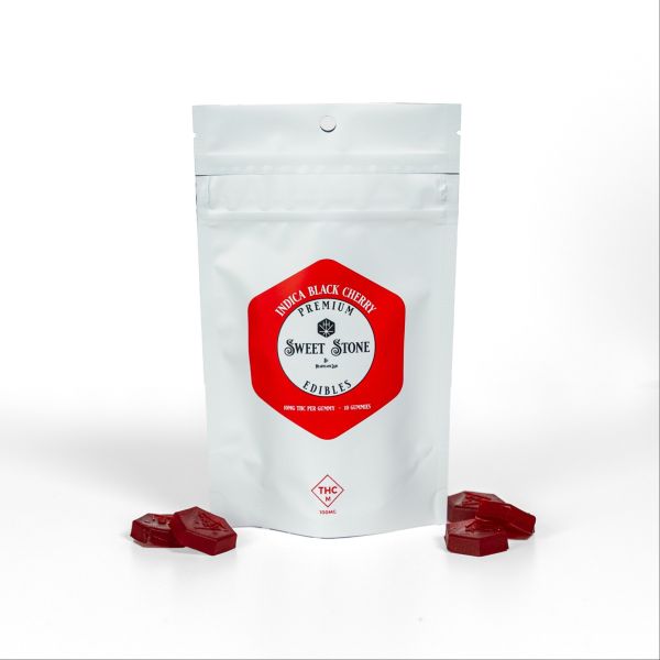 SWEET STONE - INDICA BLACK CHERRY GUMMIES 100MG