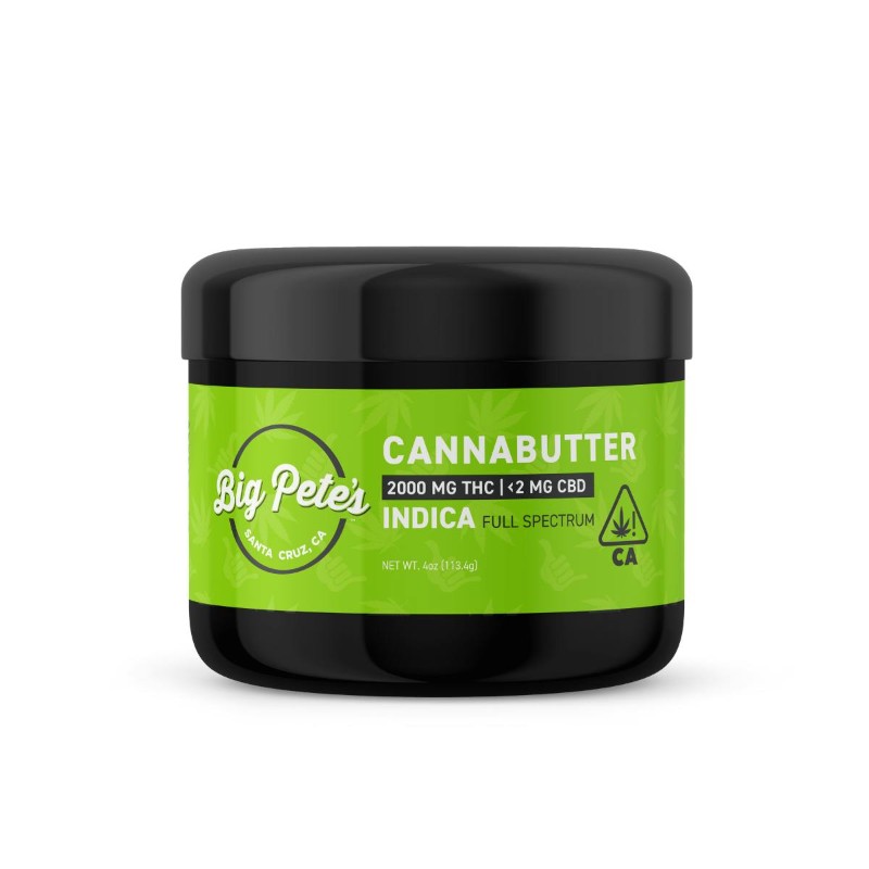 Big Pete's Indica Cannabutter Jar 2000mg