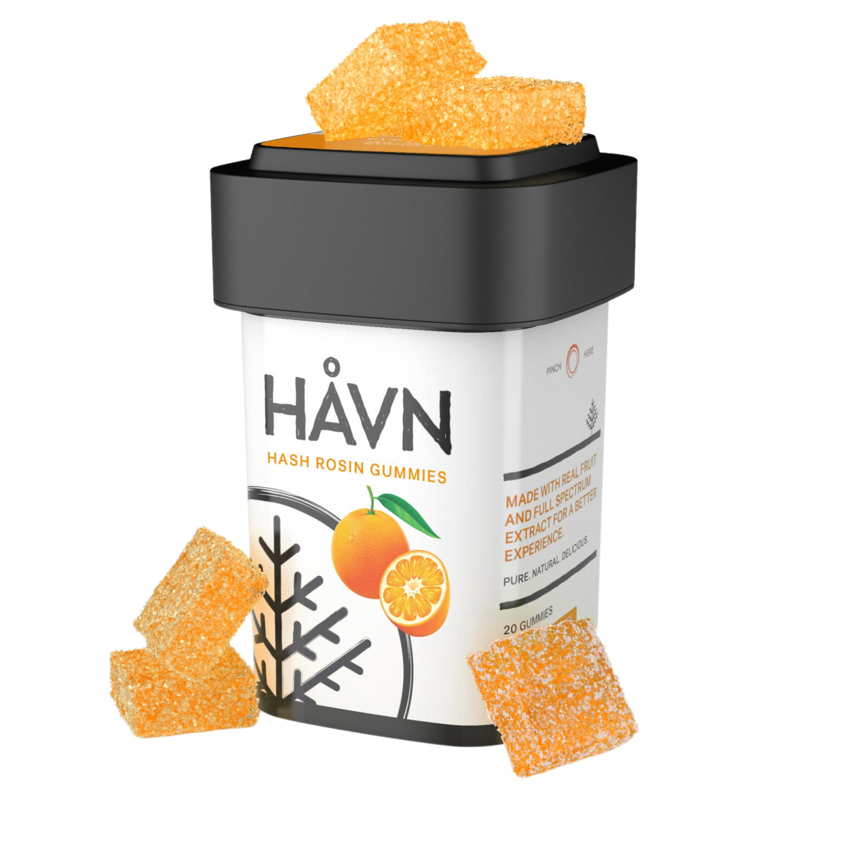 Tangerine | Hash Rosin | 20pk | 100mg