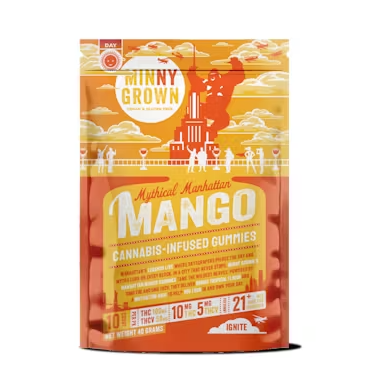 Mythical Manhattan Mango 10mg Gummies 10 Pack | Minny Grown