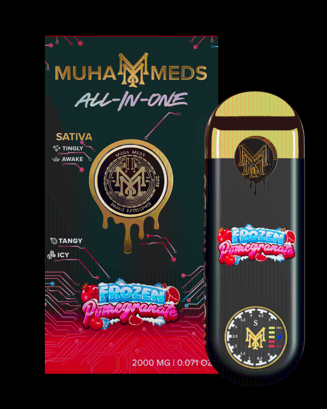 Muha Meds Frozen Pomegranate (S) AIO 1g