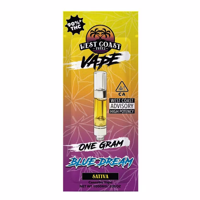West Coast Treez Cartridge 1g - Blue Dream (S)