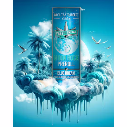 Presidential Infused Preroll 1g Blue Dream
