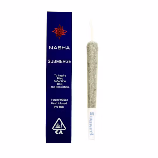 Nasha Hash Infused Preroll Submerge 1g MVP23 x Strawberry Banana