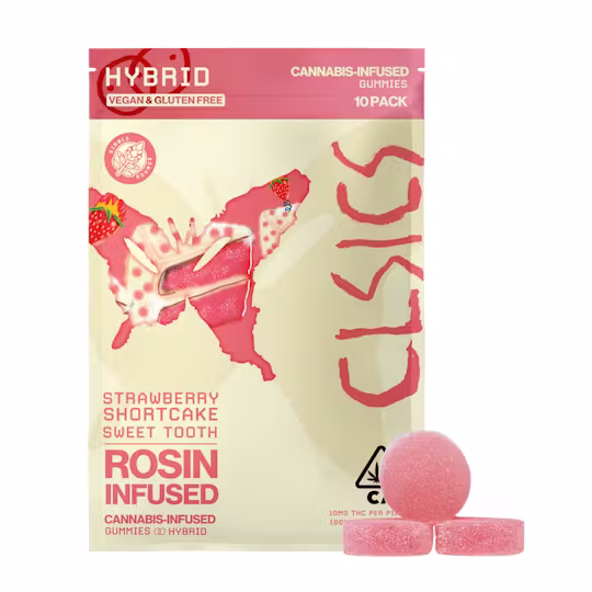 CLSICS Rosin 10pk Gummies Strawberry Shortcake