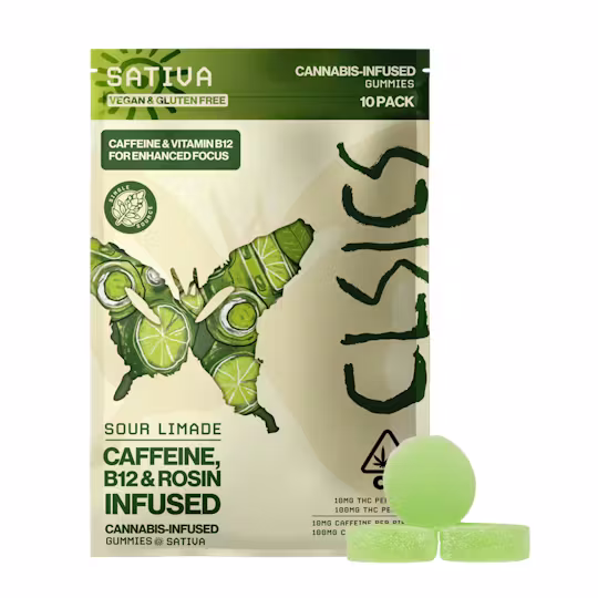 CLSICS Rosin 10pk Gummies Sour Limeade Loadout