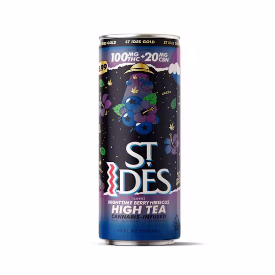 St Ides Gold High Tea 100mg Nightime Berry Hibiscus