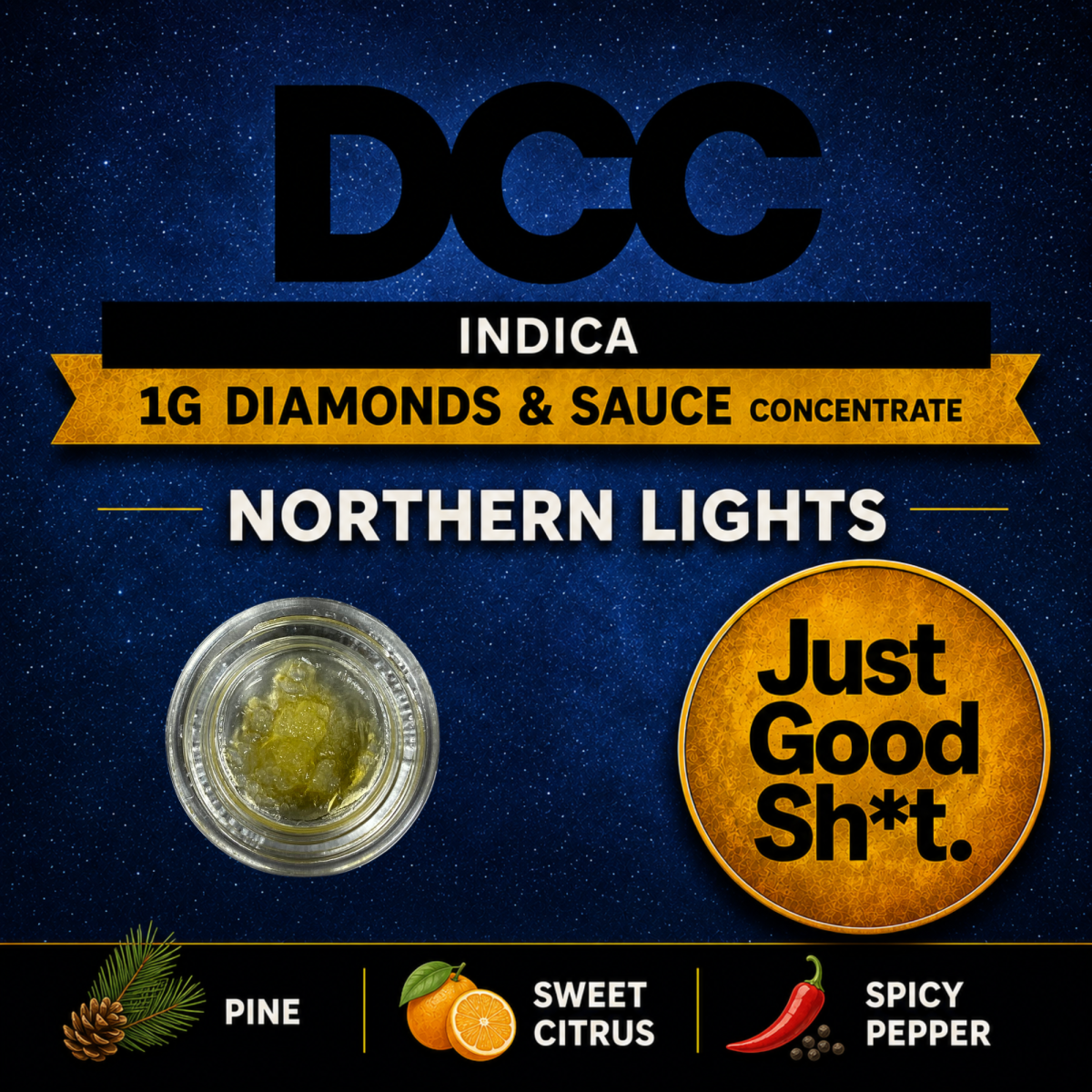 Northern Lights | 1g Live Diamonds & Sauce | TAX INCLD