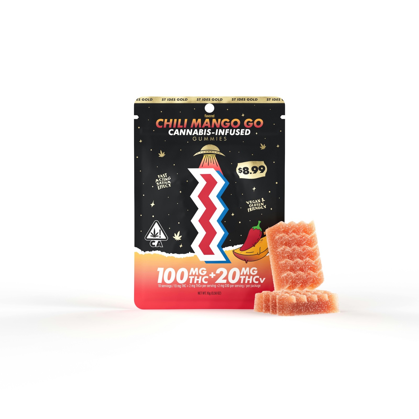 Chili Mango Go | Gummies | 5:1 THC:THCv | 100mg