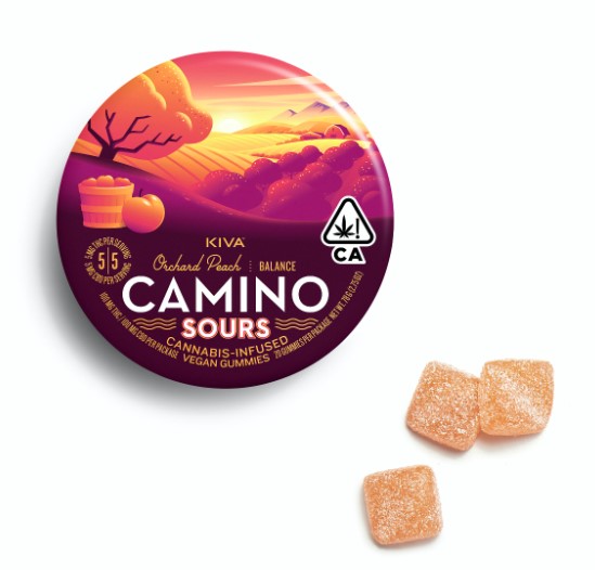 Camino - Edible: Sour Orchard Peach (1:1 THC:CBD) - 100mg