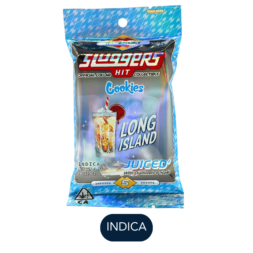 Sluggers - Hash Diamonds - Long Island - Infused Preroll Pack - 5pk - 3.5g