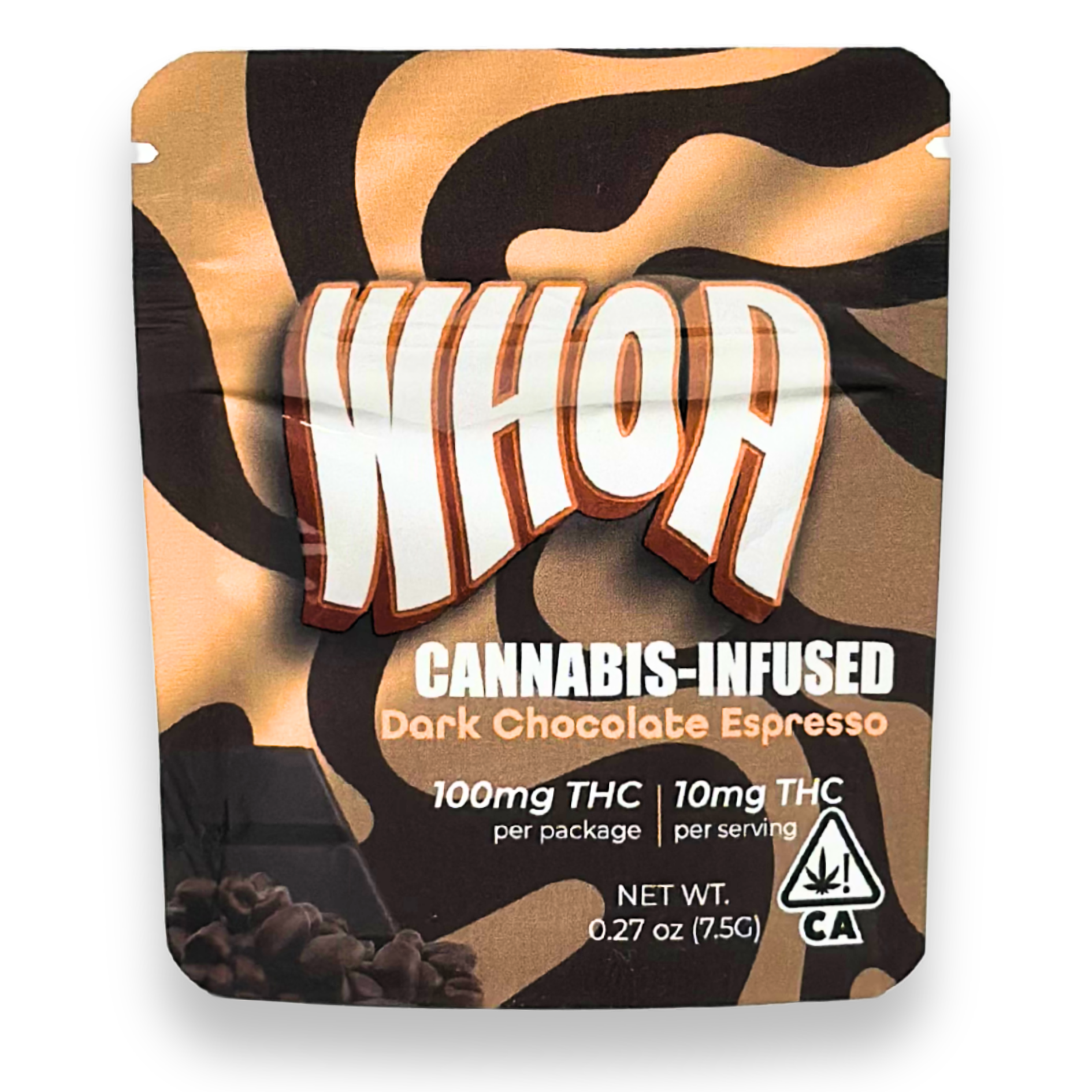 Whoa - Bite - Dark Choc Espresso - Chocolate - 100mg - 10pk