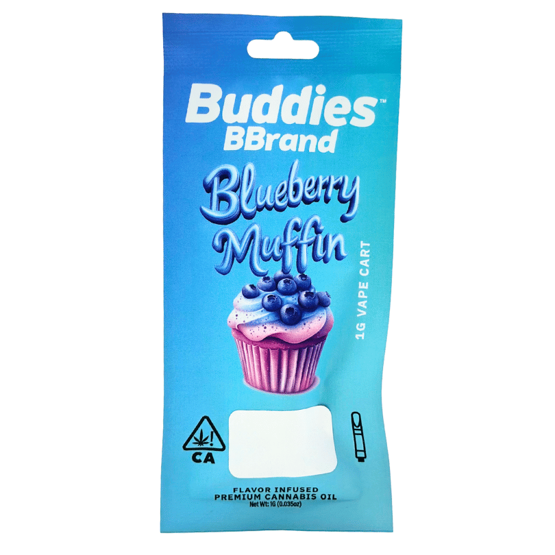 Buddies - Bbrand - Blueberry Muffin - Vape Cart - 1.0g
