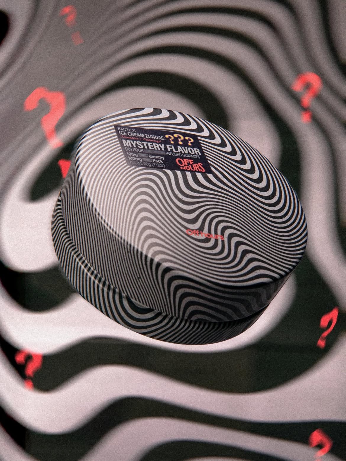 No Wave | Mystery Flavor x Ice Cream Zundae | Rosin Gummies | 100mg