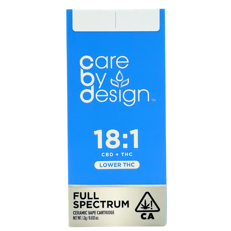 Care By Design - Low THC - Full Spectrum 18:1 - Vape Cart - 1.0g