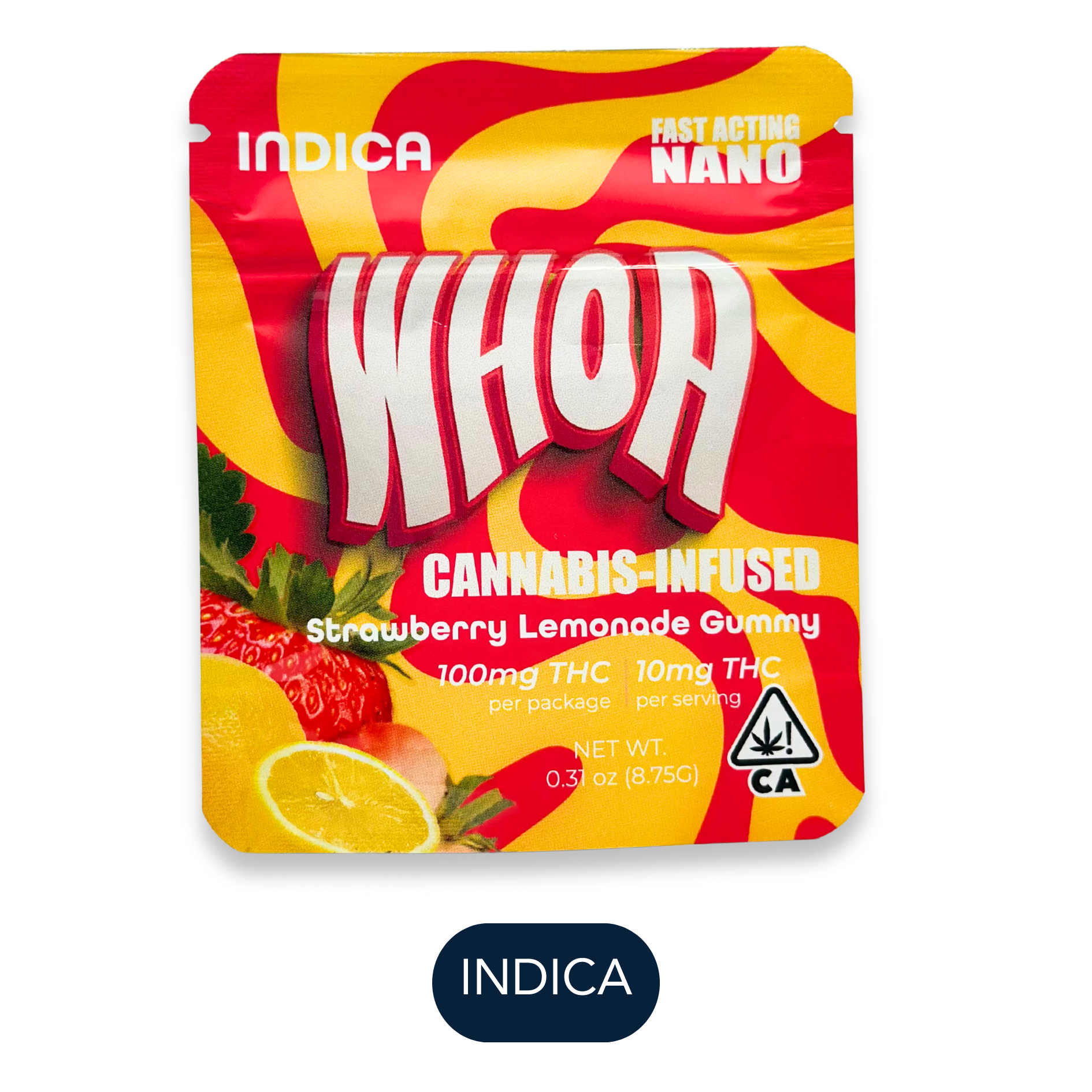 Whoa - Strawberry Lemonade - Gummies - 100mg - 10pk