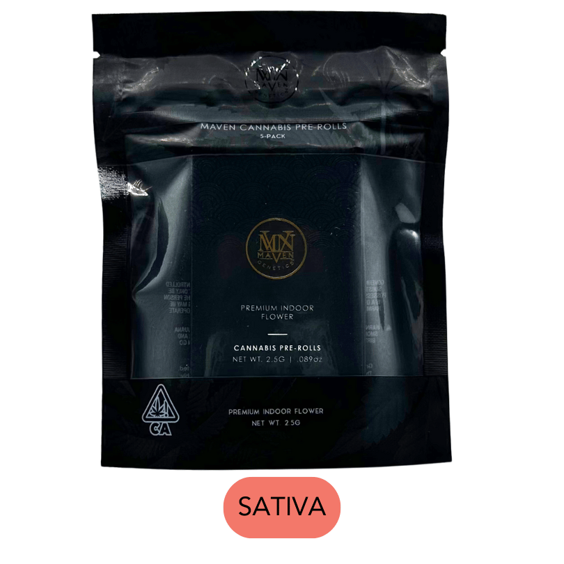 Maven - Chrome Dome - Preroll Pack - 5pk - 2.5g