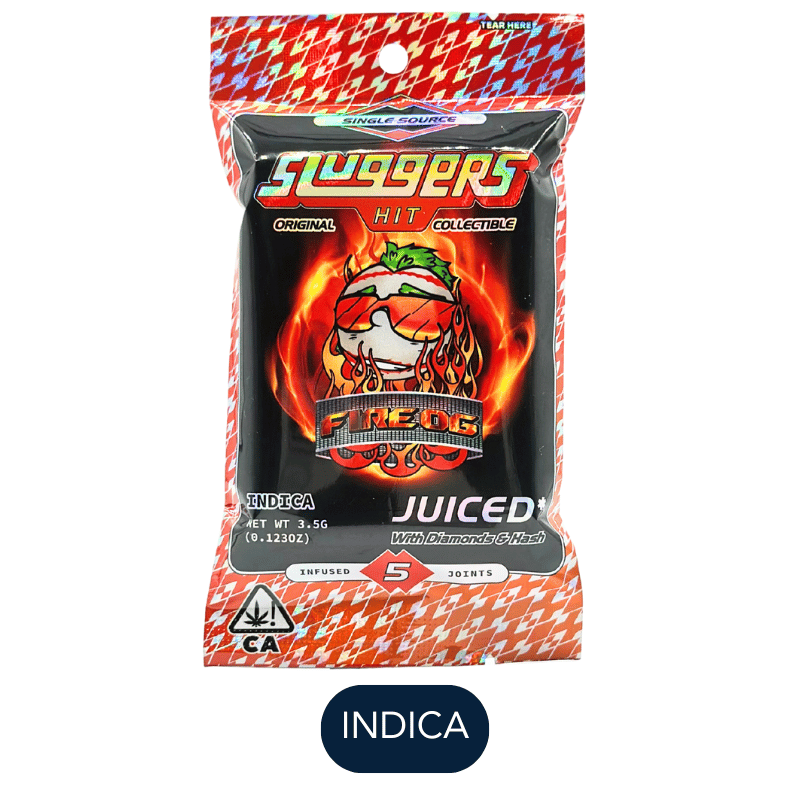 Sluggers - Hash Diamonds - Fire Og - Infused Preroll Pack - 5pk - 3.5g