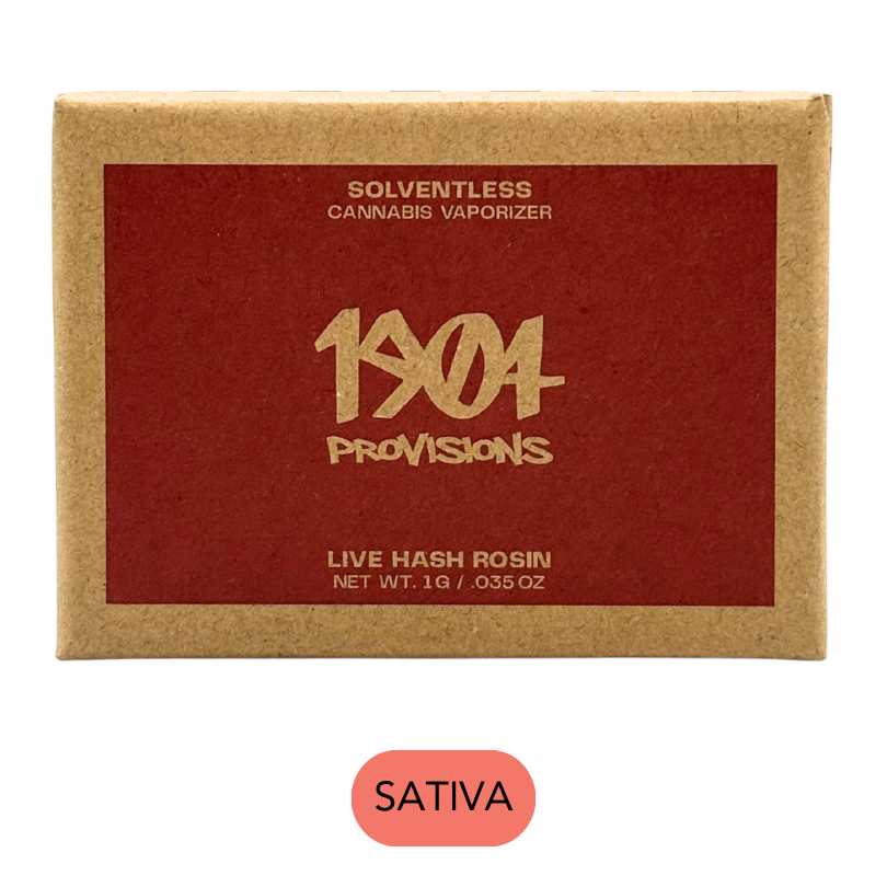 1904 - Live Hash Rosin - Cranberry Z - RTU - 1.0g