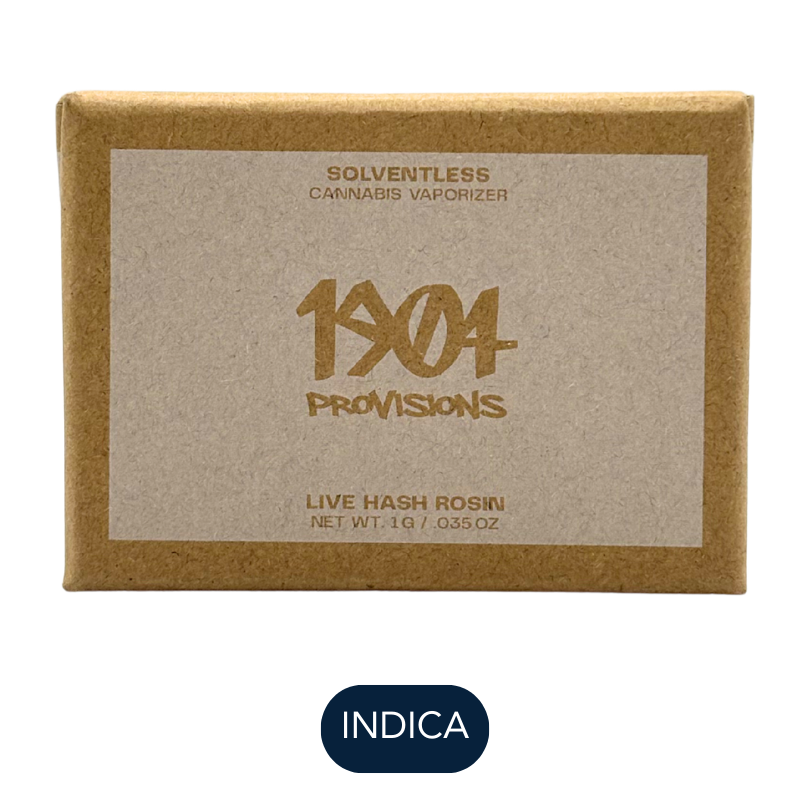 1904 - Live Hash Rosin - Garlic Butter - RTU - 1.0g