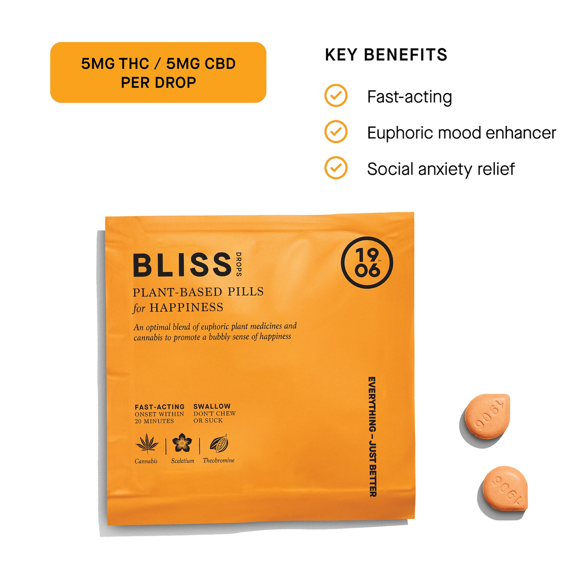 Bliss 5mg Drops Pouch 2 Pack | 1906