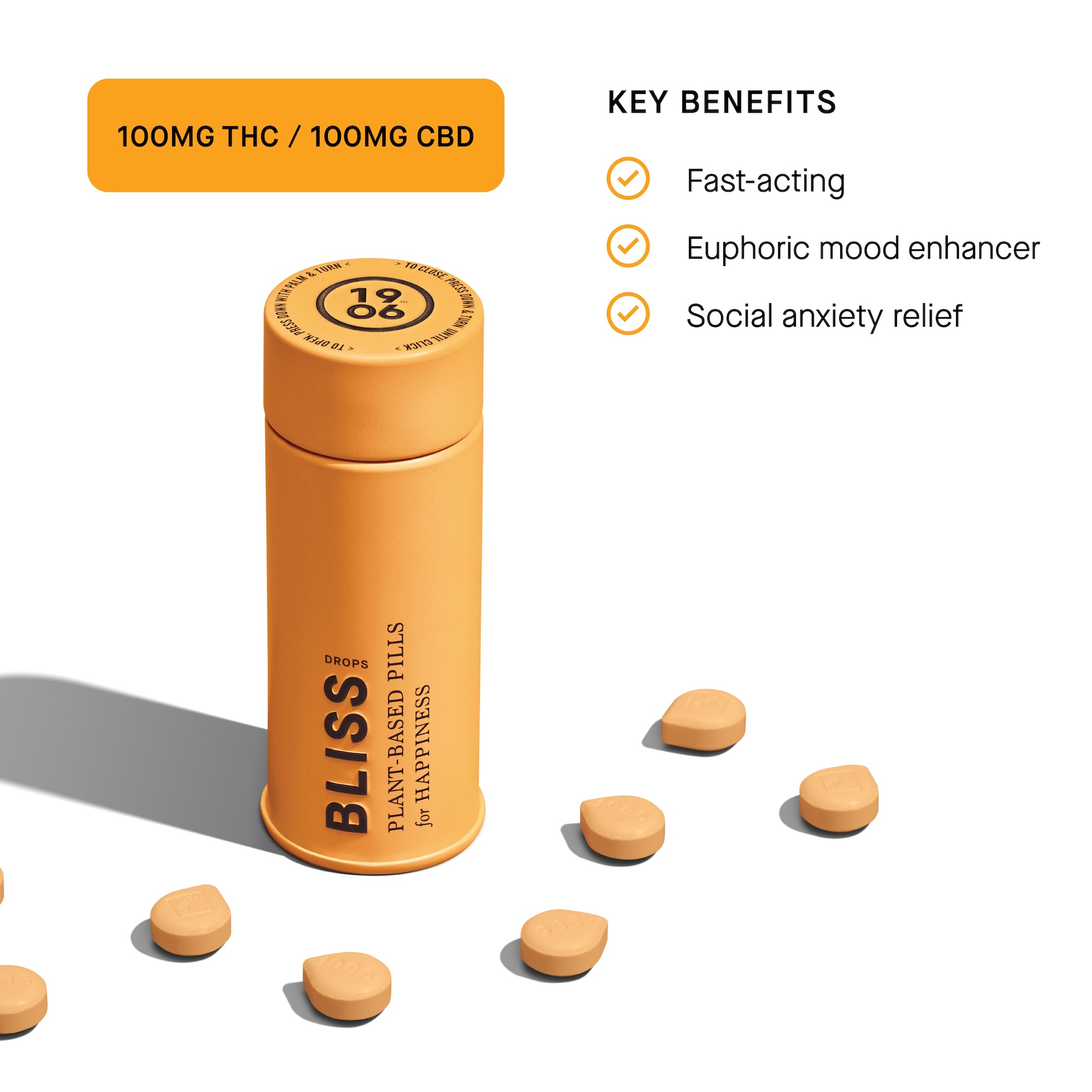 Bliss 5mg Drops Tin 20 Pack | 1906