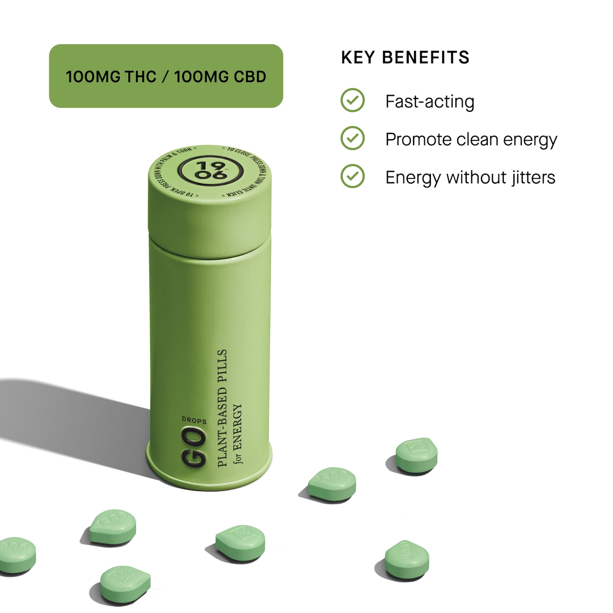 Go 5mg Drops Tin 20 Pack | 1906