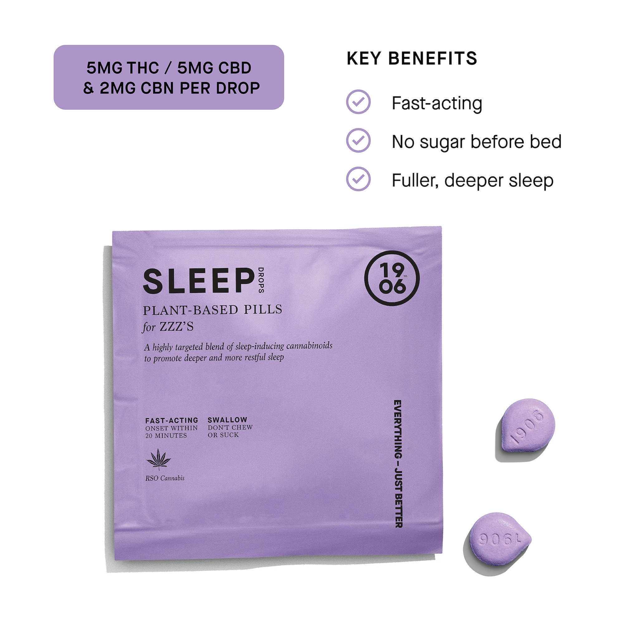 Sleep - 2 Pack Swallowable Pill Pouch