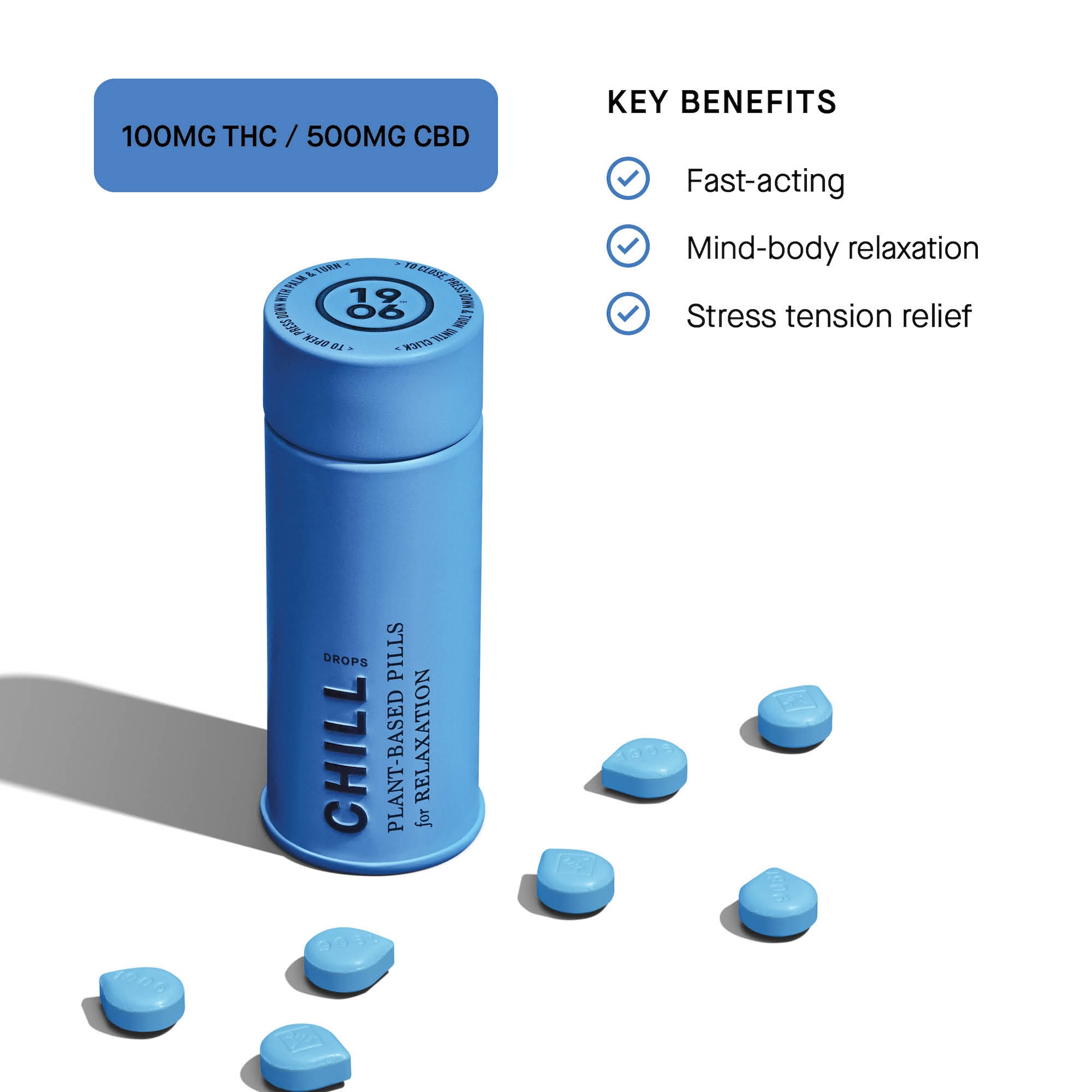 Chill - 20 Pack Swallowable Pill Tin