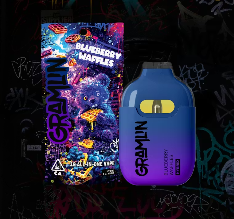 Gramlin All In One 1g Blueberry Waffles
