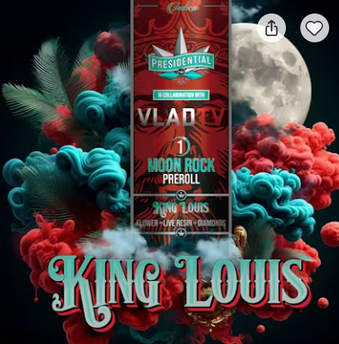 Presidential Infused Preroll 1g King Louis