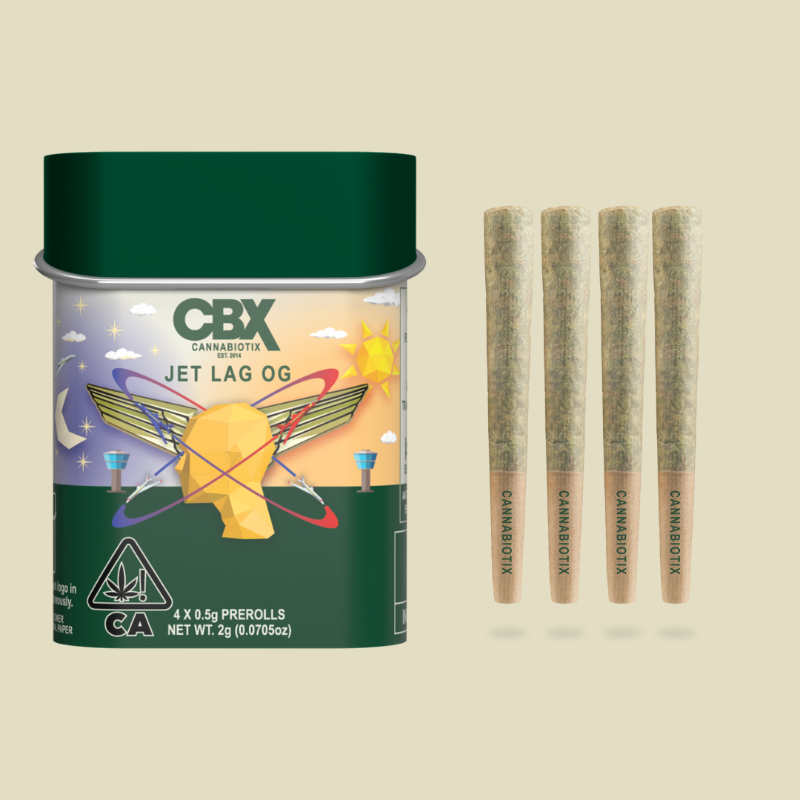 Cannabiotix Jet Lag OG (I) Preroll 4pk 2g