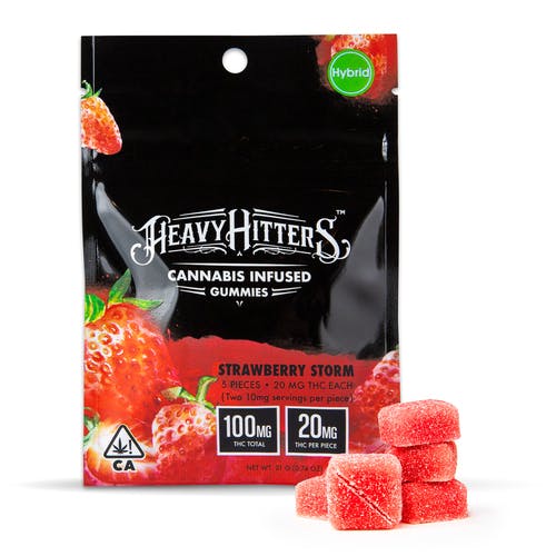 Strawberry Storm Gummies-Heavy Hitters