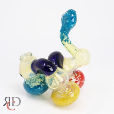 3 Chamber Multi Color Bubbler