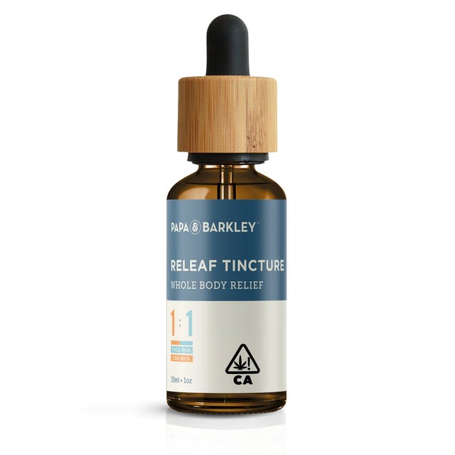Papa & Barkley 450mg Releaf Tincture CBD:THCa 1:1