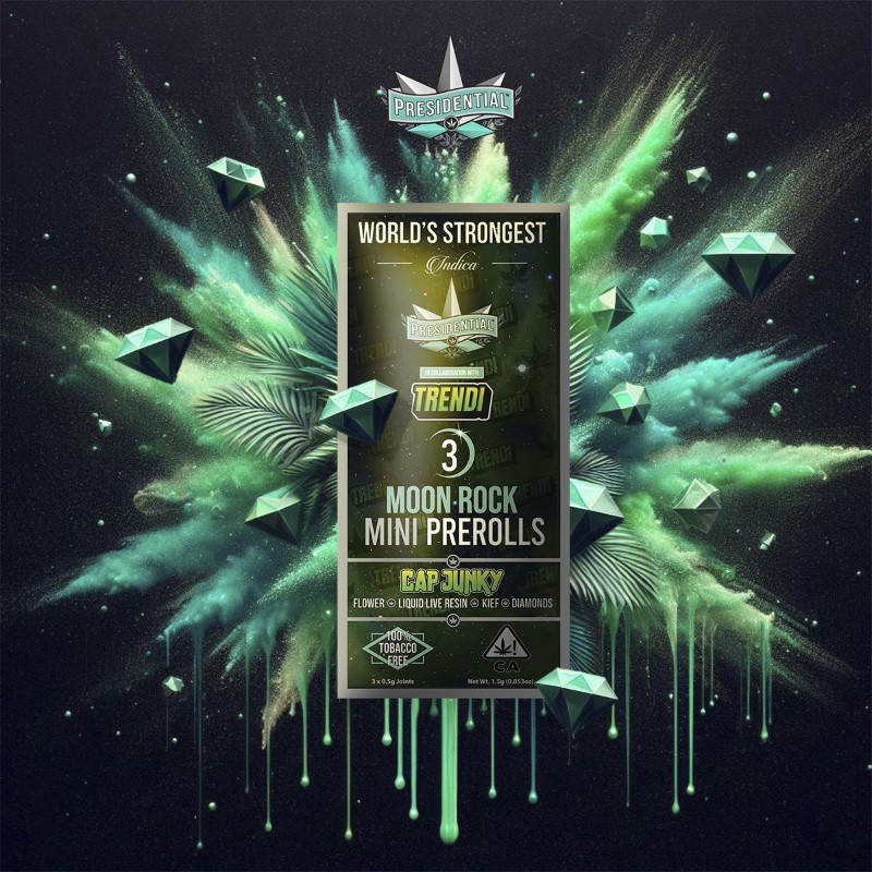 Presidential Cap Junky (H) Infused Mini Blunt 3pk 2.1g