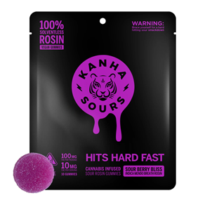 Kanha Rosin Gummies Sour Berry Bliss