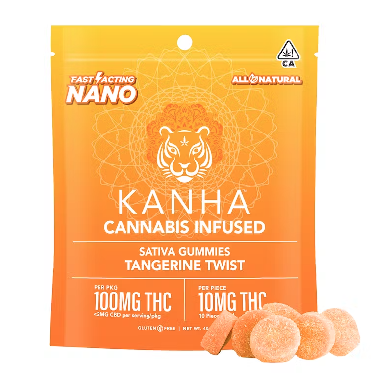 Edible: Tangerine Twist (Nano Gummy) - 100mg