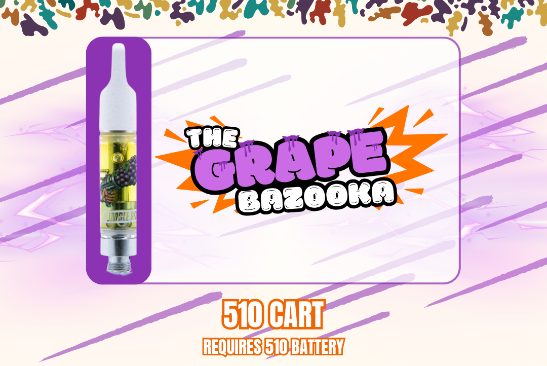 1g Grape Bazooka (510 Thread) - Humble Root