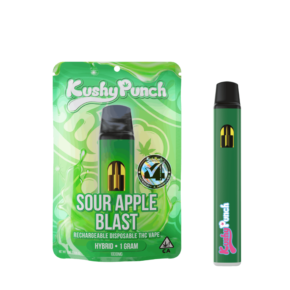 1g Hybrid Sour Apple Blast (Ready-to-Use) - Kushy Punch